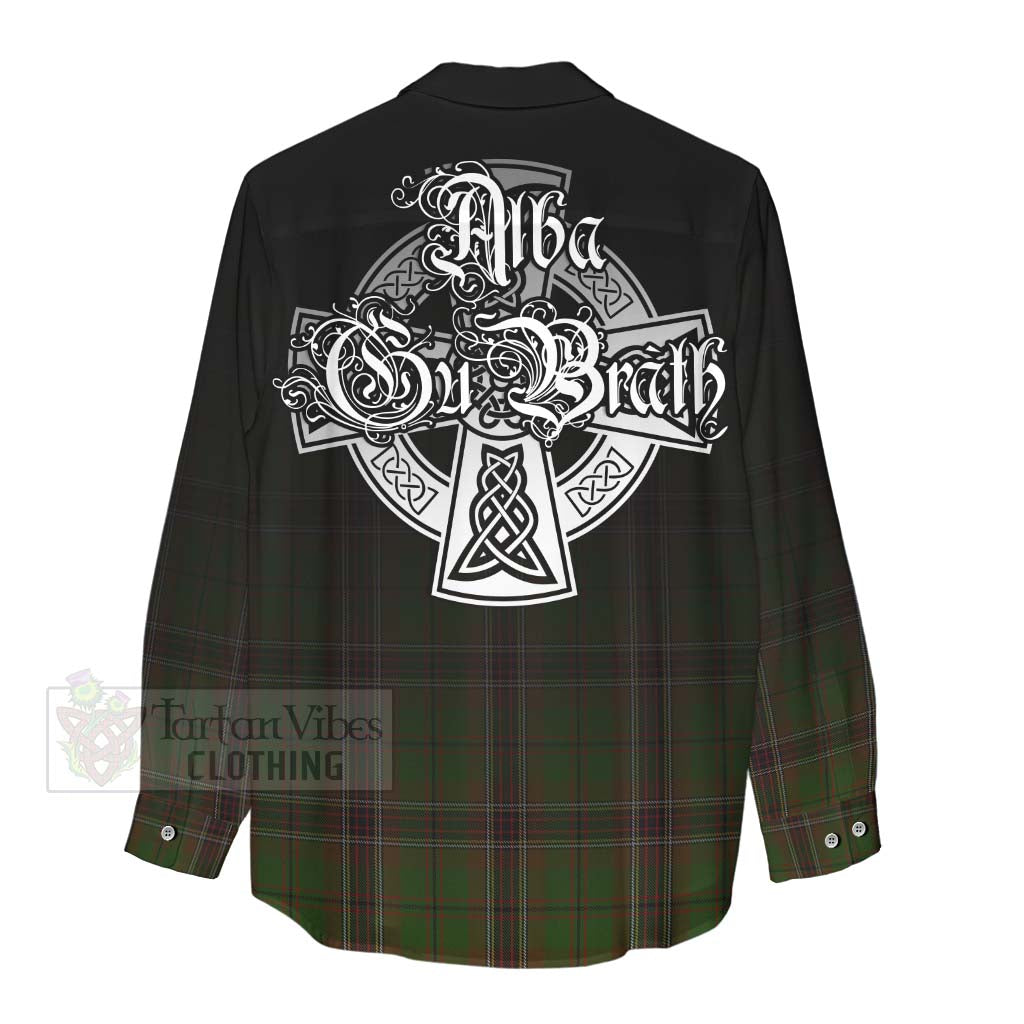 Murphy Tartan Women's Casual Shirt Featuring Alba Gu Brath Family Crest Celtic Inspired - Tartan Vibes Clothing