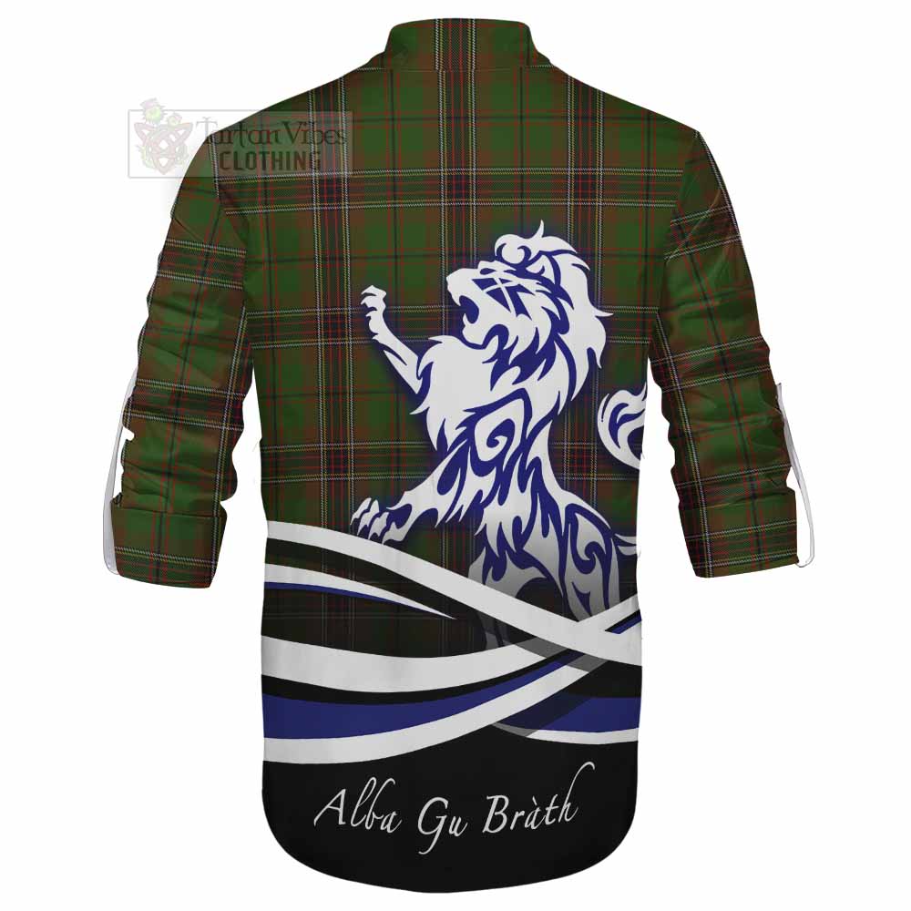 Murphy Tartan Ghillie Kilt Shirt with Alba Gu Brath Regal Lion Emblem - Tartan Vibes Clothing