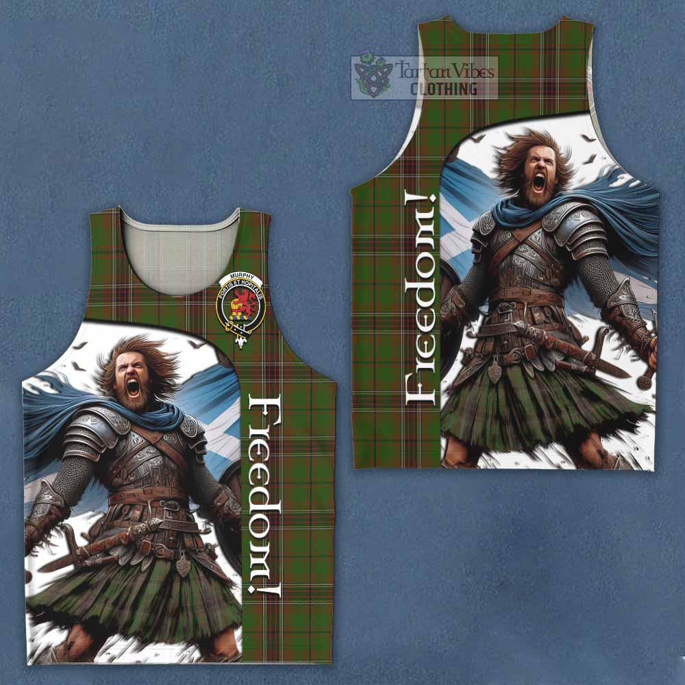Murphy Crest Tartan Men's Tank Top Inspired by the Freedom of Scottish Warrior - Tartan Vibes Clothing