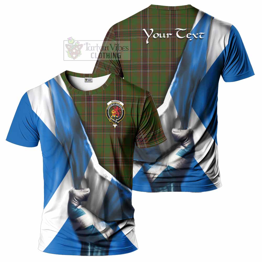 Murphy Tartan T-Shirt with Family Crest Scotland Patriotic Style - Tartan Vibes Clothing