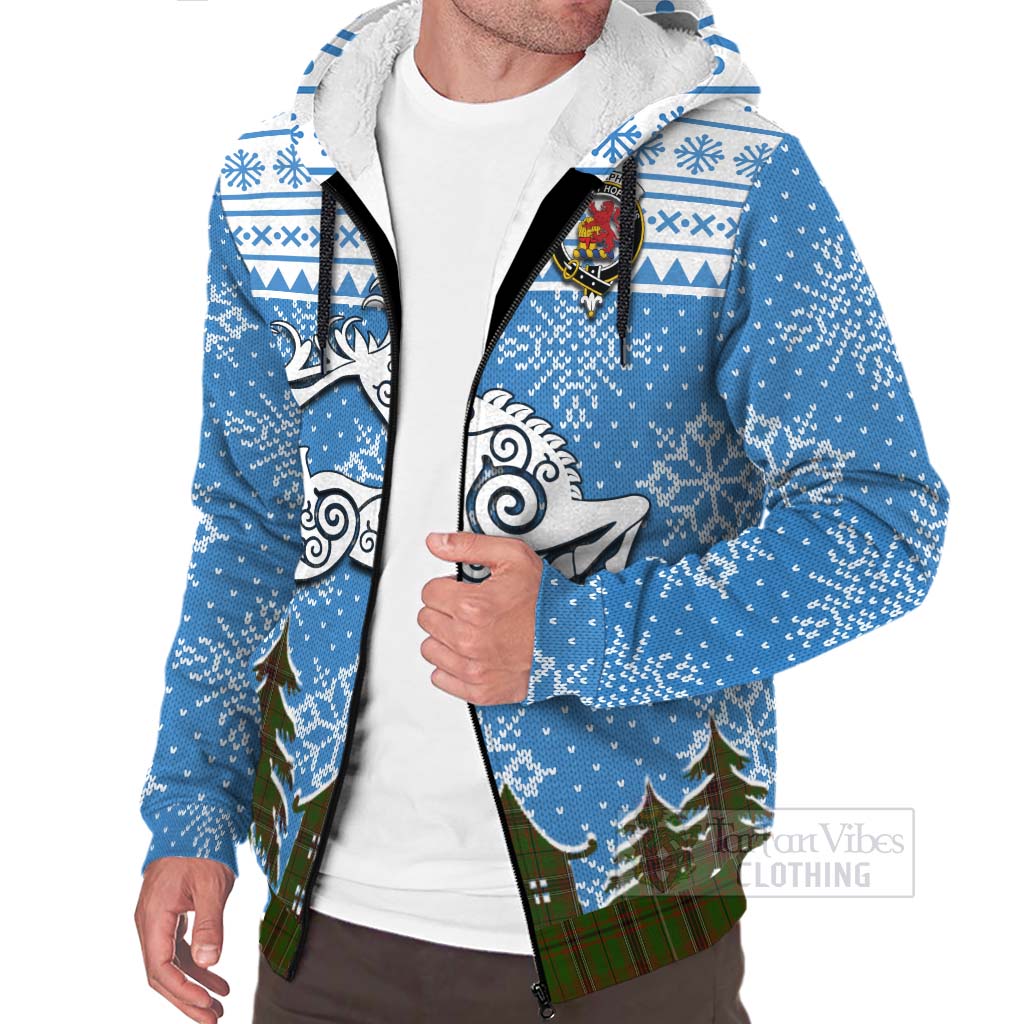 Murphy Clan Christmas Sherpa Hoodie Celtic Reindeer Style Unisex - Tartan Vibes Clothing