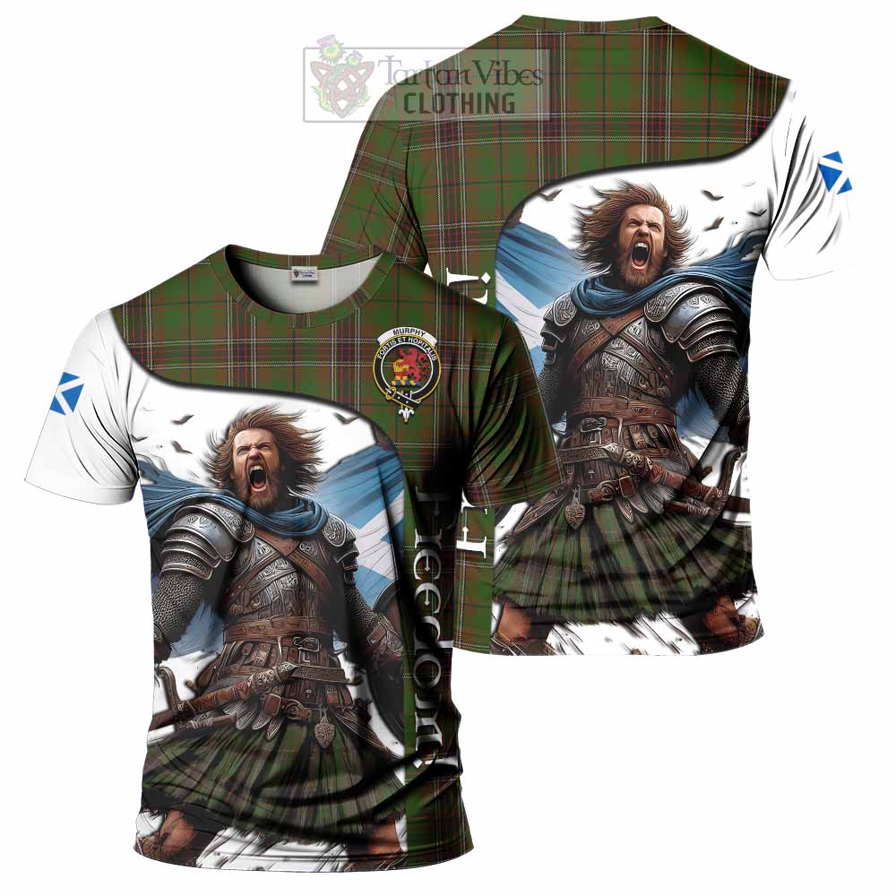 Murphy Crest Tartan T-Shirt Inspired by the Freedom of Scottish Warrior - Tartan Vibes Clothing