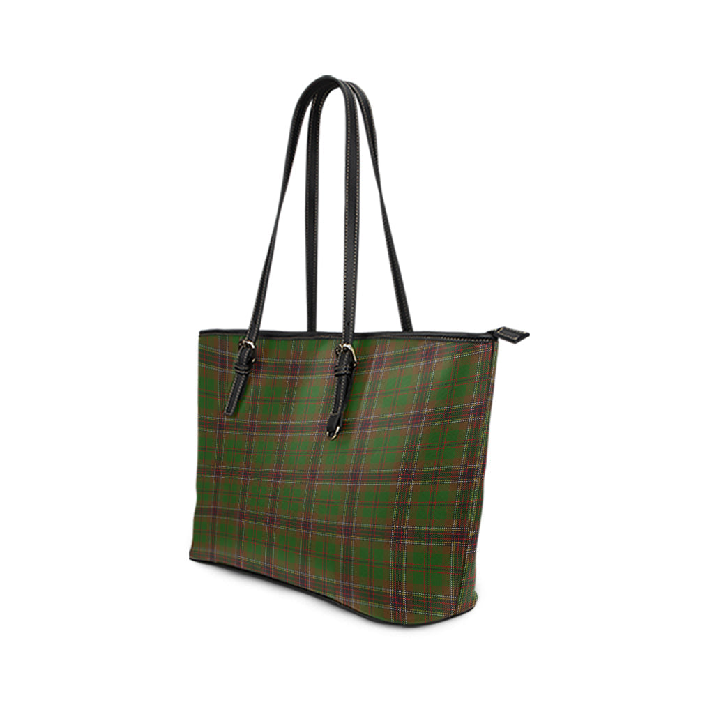 Murphy Tartan Leather Tote Bag - Tartan Vibes Clothing