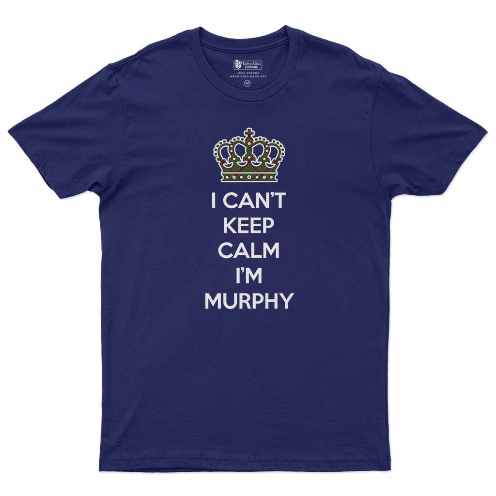 Murphy Can't Keep Calm Men's T-Shirt Navy - Tartan Vibes Clothing