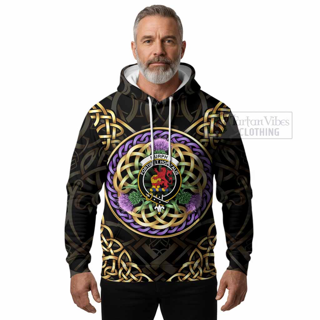 Murphy Clan Crest Hoodie Celtic Scottish Thistle - Tartan Vibes Clothing