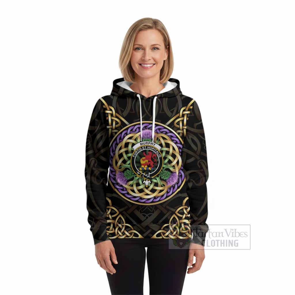 Murphy Clan Crest Hoodie Celtic Scottish Thistle - Tartan Vibes Clothing