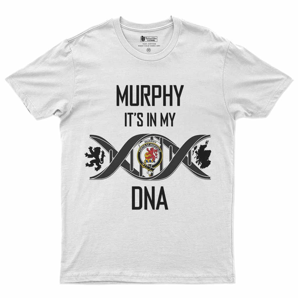 Murphy Clan DNA Men's T-Shirt White - Tartan Vibes Clothing