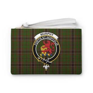 Tartan Vibes Clothing Murphy Family Crest Tartan Clutch Bag