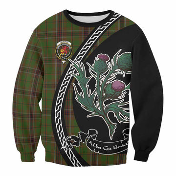 Murphy Family Crest Tartan Sweatshirt Alba Thistle Inspired - Tartan Vibes Clothing