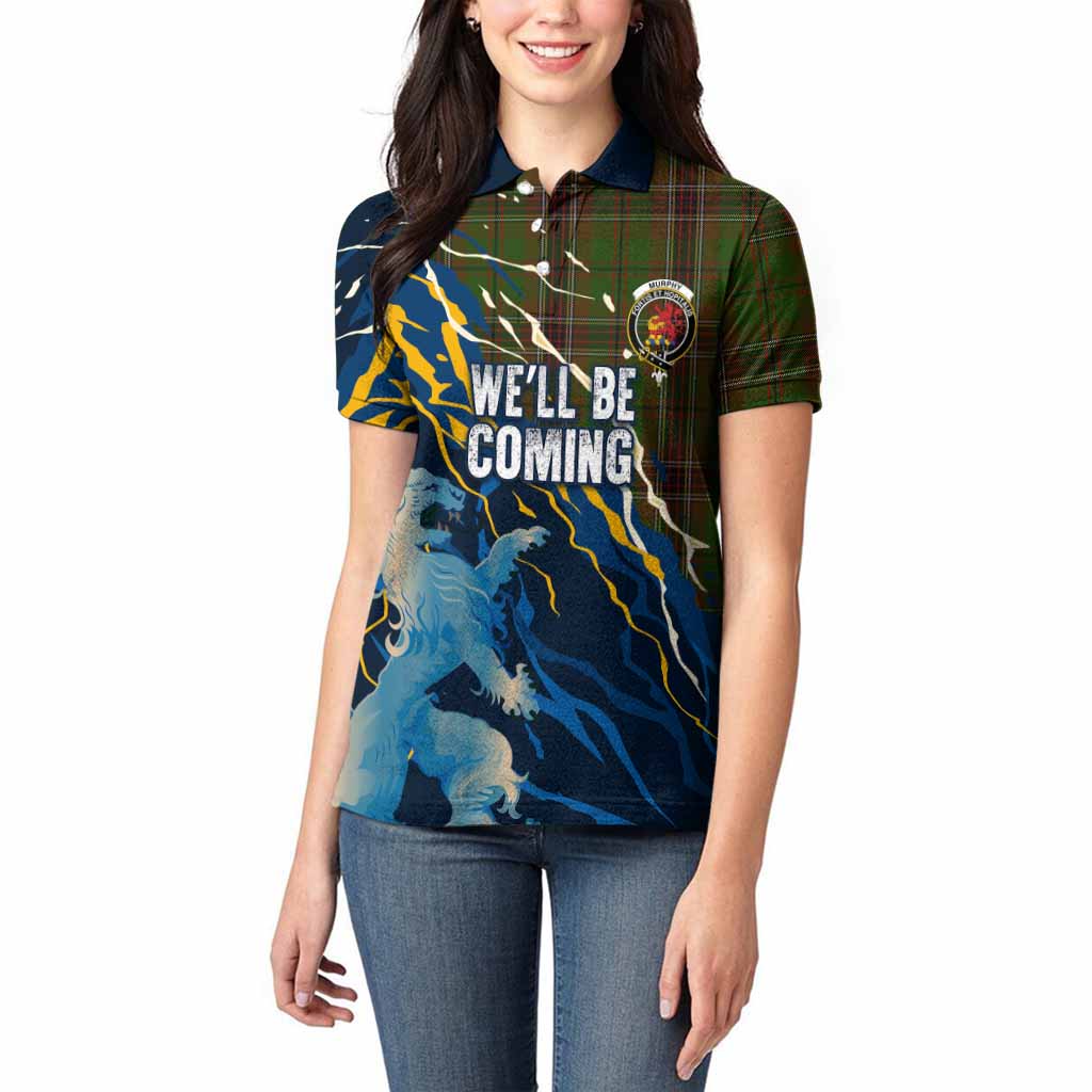 Murphy Scotland Tartan Women Polo Shirt WC2026 Football - We'll Be Coming