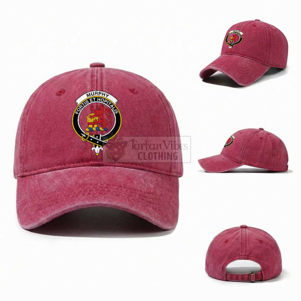 Murphy Scottish Clan Crest Washed Baseball Cap