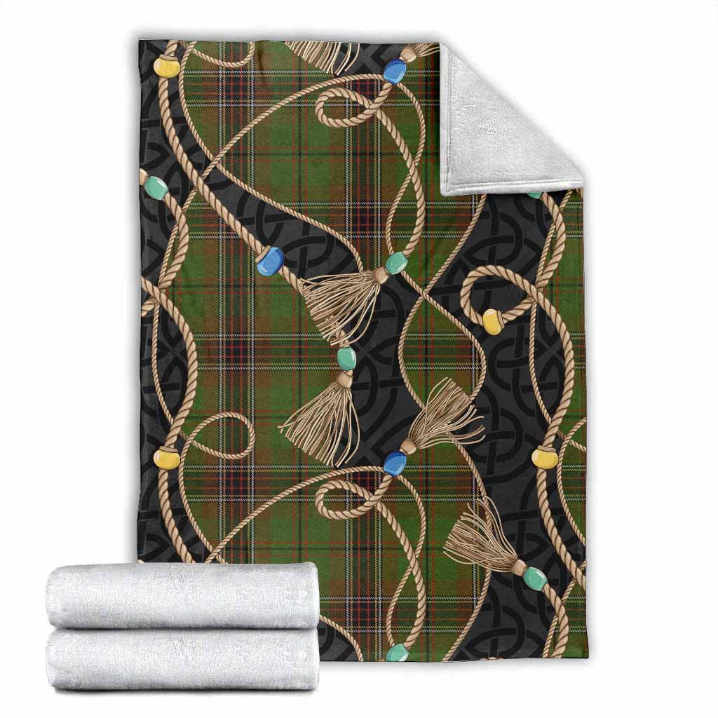Murphy Scottish Tartan Twisted Ropes Stylized Blanket X-Large 59 x 79 inches 150 x 200 cm - Tartan Vibes Clothing