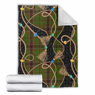 Murphy Scottish Tartan Twisted Ropes Stylized Blanket X-Large 59 x 79 inches 150 x 200 cm - Tartan Vibes Clothing