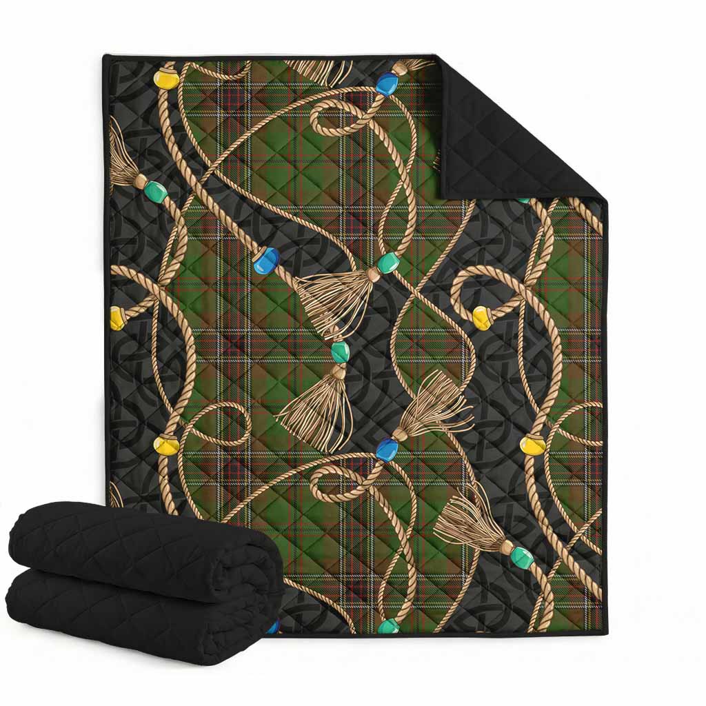 Murphy Scottish Tartan Twisted Ropes Stylized Premium Quilt Super King Quilt 91" x 110" - Tartan Vibes Clothing