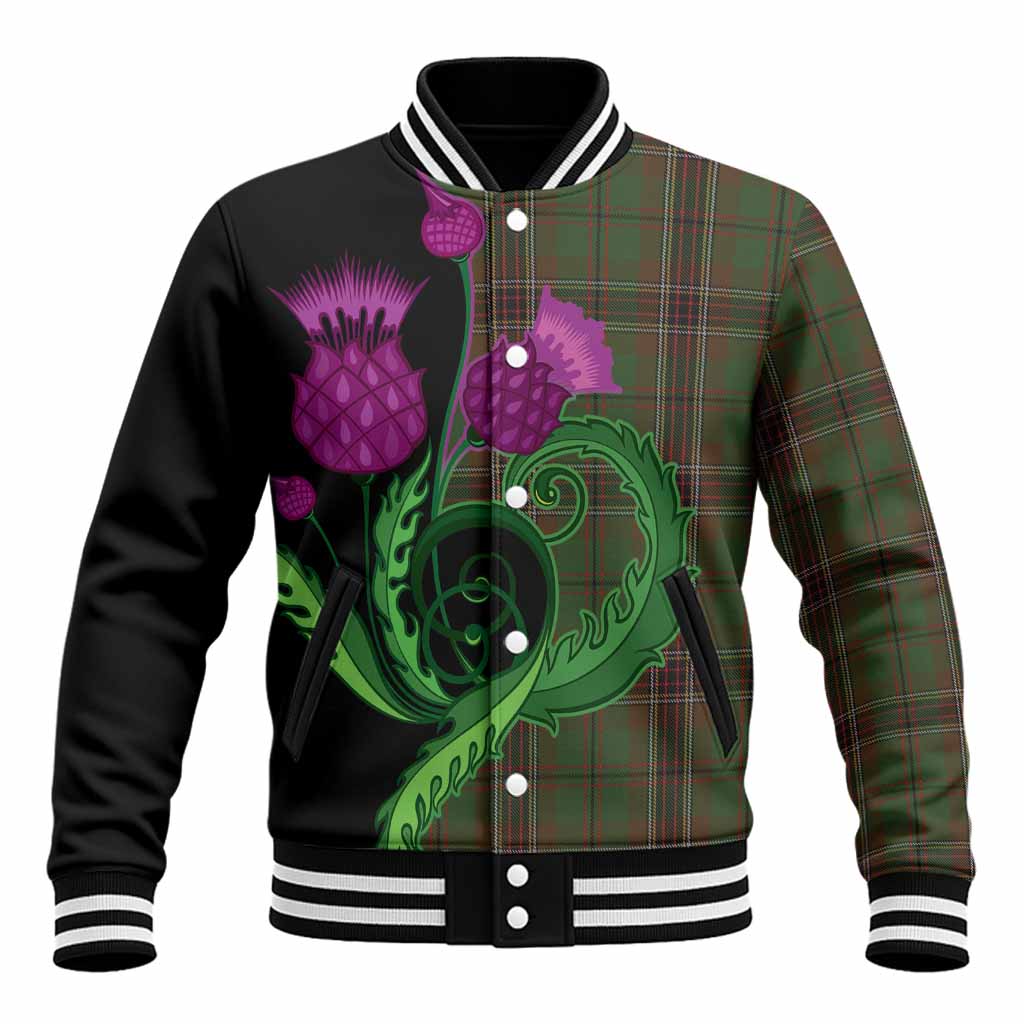 Murphy Tartan Baseball Jacket Traditional Scottish Thistle Unisex - Tartan Vibes Clothing