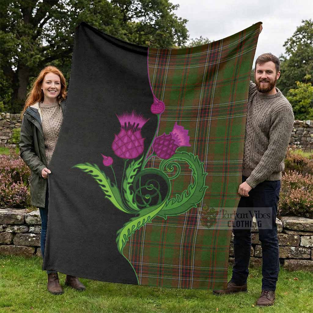 Murphy Tartan Blanket Traditional Scottish Thistle - Tartan Vibes Clothing
