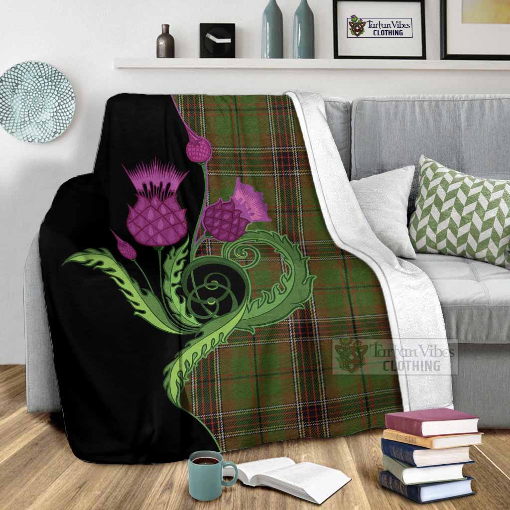 Murphy Tartan Blanket Traditional Scottish Thistle - Tartan Vibes Clothing