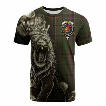 Murphy Tartan Cotton T-shirt Roaring Lion Heritage