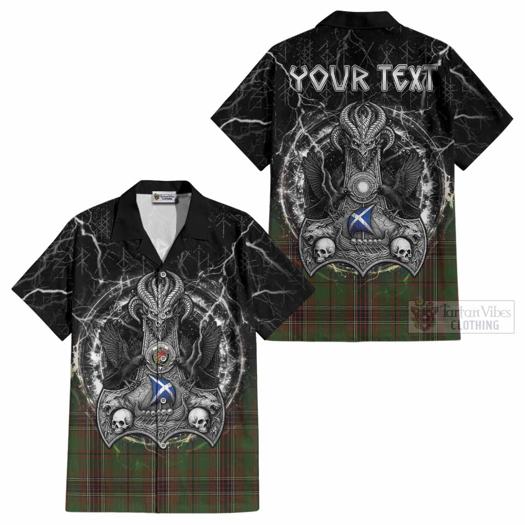 Murphy Tartan Crest Cotton Hawaiian Shirt Celtic Odin's Raven Legacy