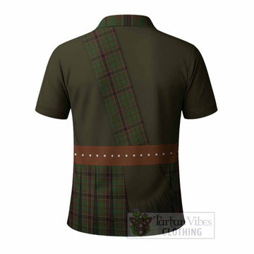 Murphy Tartan Crest Polo Shirt Kilt Costume Style
