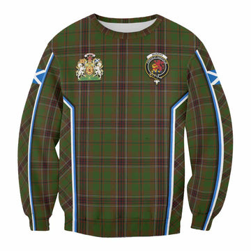 Murphy Tartan Crest Sweatshirt Scotland Coat of Arm Flag Style - Tartan Vibes Clothing