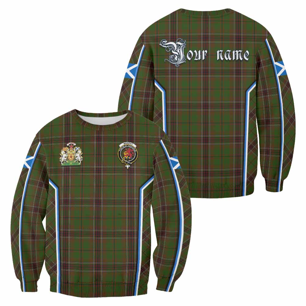 Murphy Tartan Crest Sweatshirt Scotland Coat of Arm Flag Style - Tartan Vibes Clothing