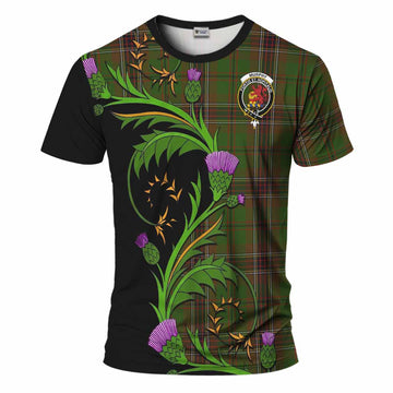 Murphy Tartan Crest T-Shirt Scottish Thistle Pride Heritage Art