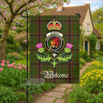 Murphy Tartan Family Crest Garden Flag Royal Thistle Welcome Style
