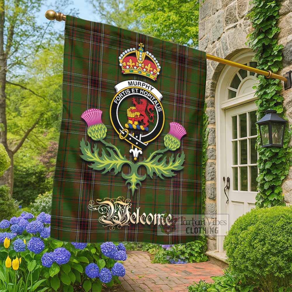 Murphy Tartan Family Crest Garden Flag Royal Thistle Welcome Style - Tartan Vibes Clothing