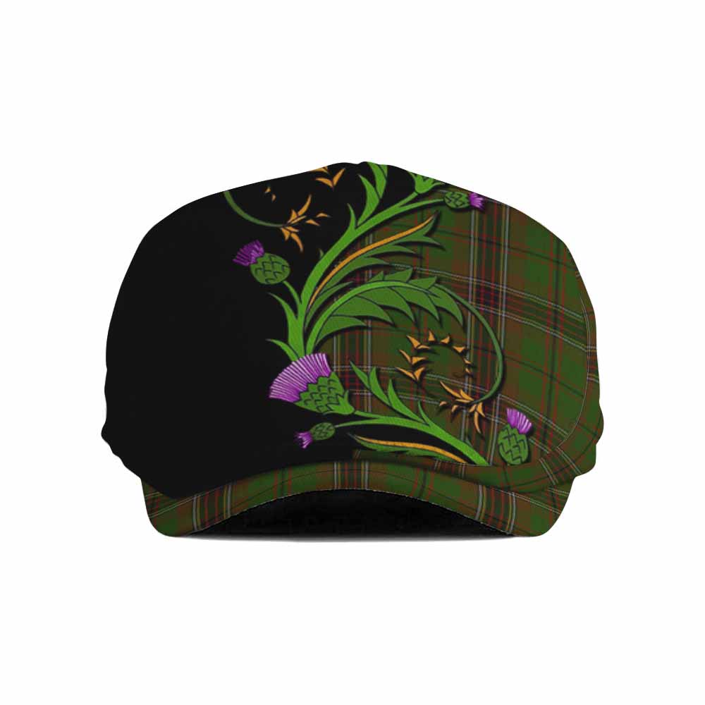 Murphy Tartan Flat Cap, Jeff Cap Scottish Thistle Pride Heritage Art Flat Cap - Tartan Vibes Clothing