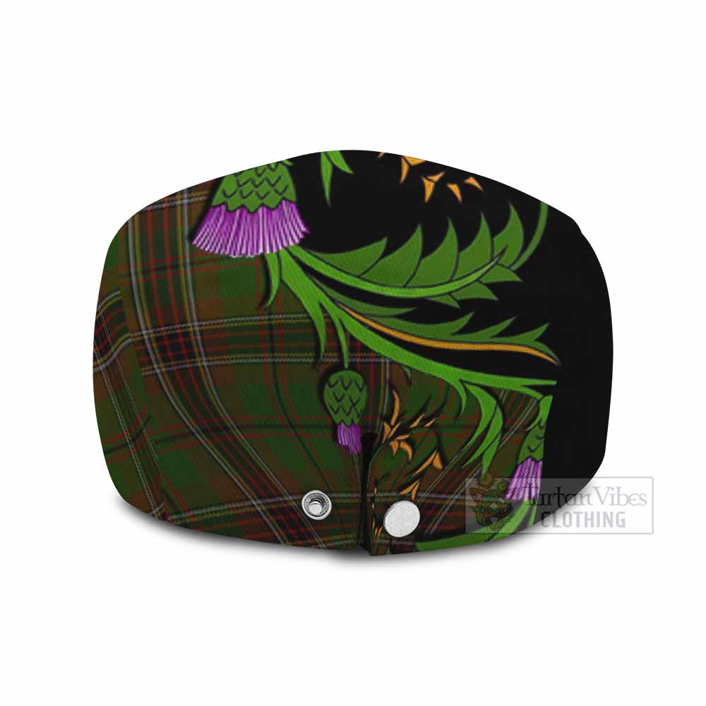 Murphy Tartan Flat Cap, Jeff Cap Scottish Thistle Pride Heritage Art - Tartan Vibes Clothing