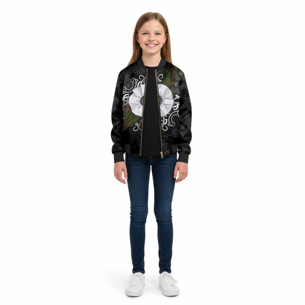 Murphy Tartan Kid Bomber Jacket Jacobite White Rose - Tartan Vibes Clothing