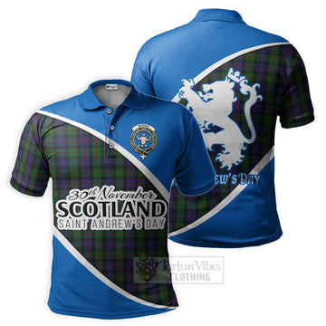 Tartan Vibes Clothing Murray Family Crest Tartan Polo Shirt Celebrate Saint Andrew's Day in Style