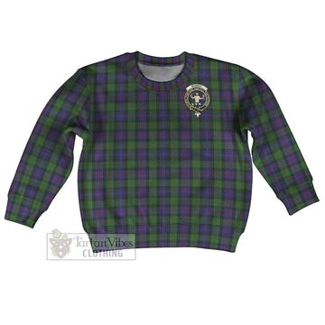 Tartan Vibes Clothing Murray Tartan Kid Ugly Sweater with Family Crest