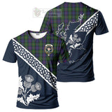 Murray Tartan T-Shirt Featuring Thistle and Scotland Map Kid's Shirt - Tartanvibesclothing Store