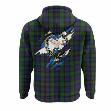 Murray Clan Crest In Me Tartan Hoodie Scotland Flag Style