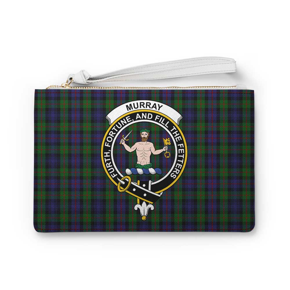 Tartan Vibes Clothing Murray Family Crest Tartan Clutch Bag