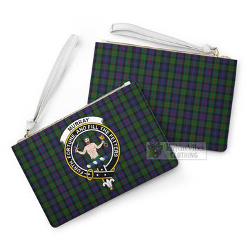Tartan Vibes Clothing Murray Family Crest Tartan Clutch Bag