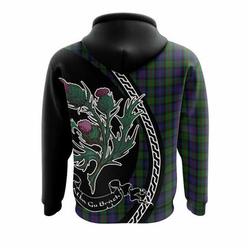 Murray Family Crest Tartan Hoodie Alba Thistle Inspired