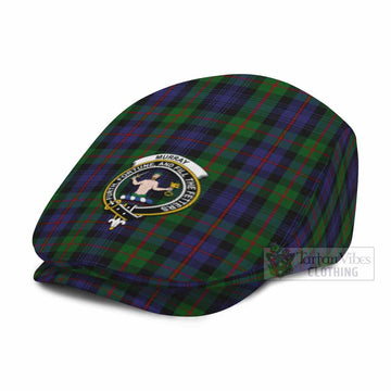 Murray Family Crest Tartan Jeff Cap, Tartan Flat Cap