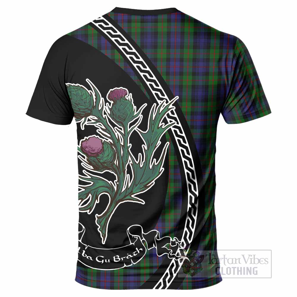 Murray Family Crest Tartan T-Shirt Alba Thistle Inspired - Tartan Vibes Clothing