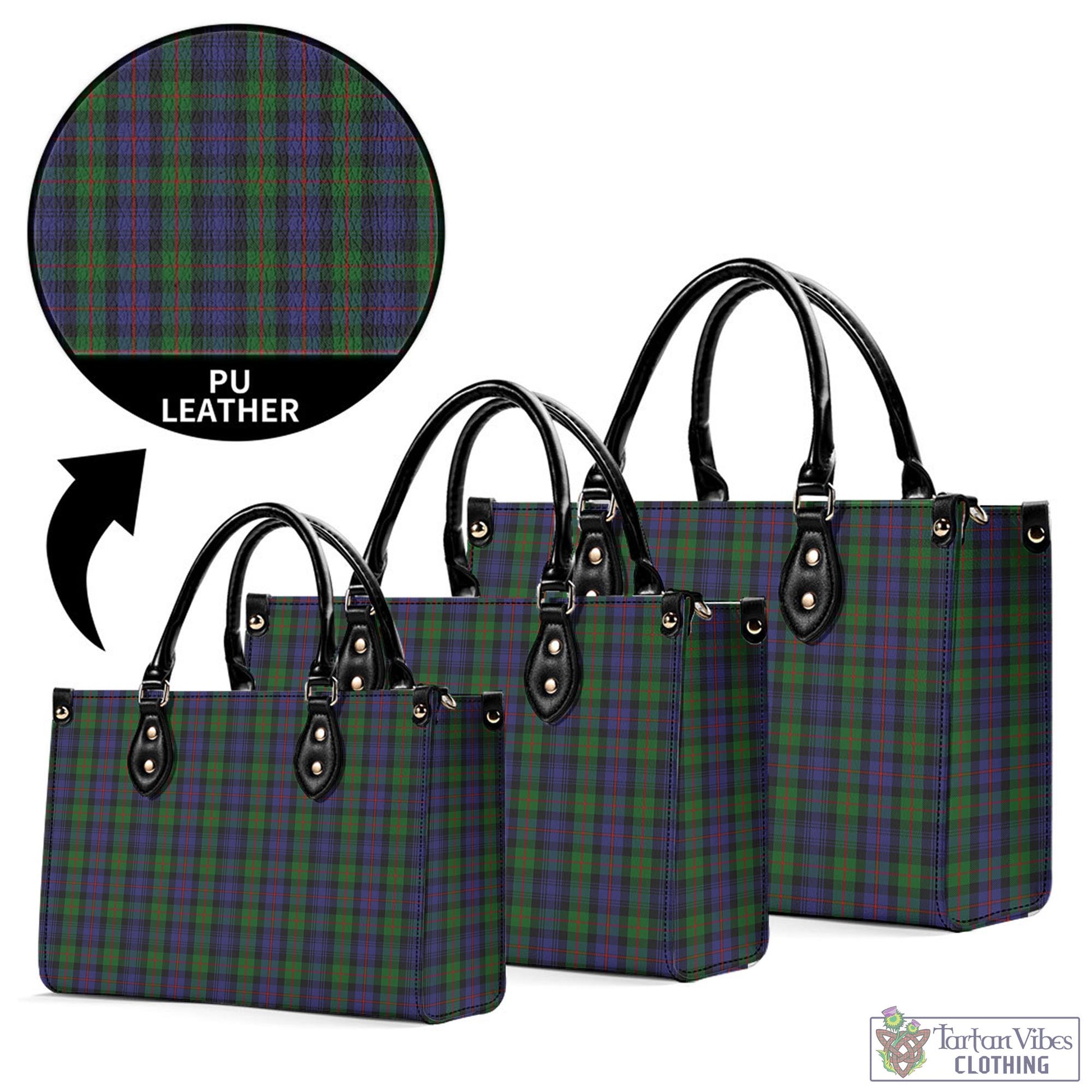 Tartan Vibes Clothing Murray of Atholl Tartan Luxury Leather Handbags