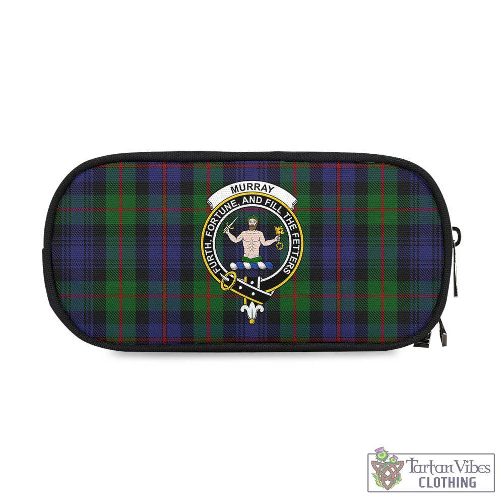 Tartan Vibes Clothing Murray of Atholl Tartan Pen and Pencil Case with Family Crest