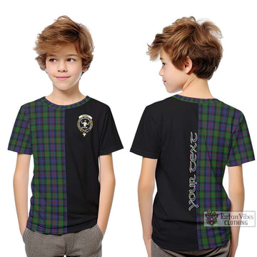 Murray Tartan Kid T-Shirt with Family Crest and Half Of Me Style Youth XL Size14 - Tartanvibesclothing Shop