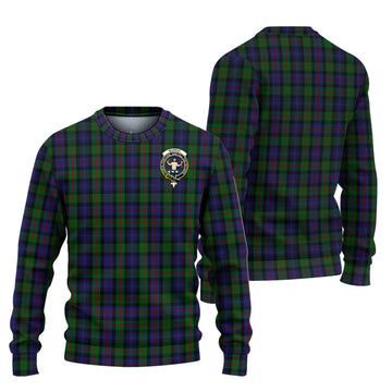 Murray of Atholl Tartan Knitted Sweater with Family Crest Unisex - Tartanvibesclothing