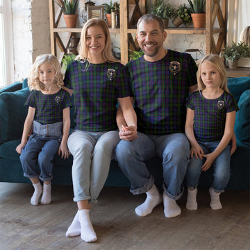 Murray Tartan T-Shirt with Family Crest