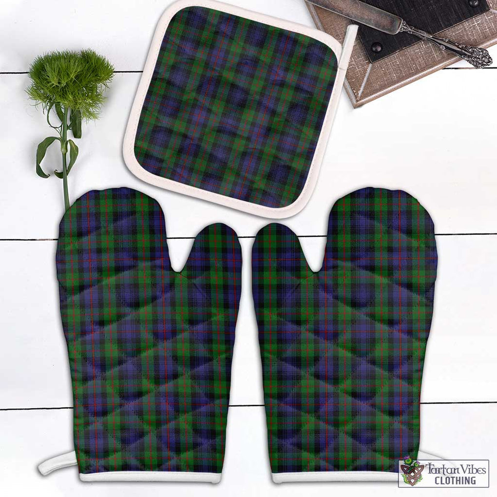 Murray Tartan Combo Oven Mitt & Pot-Holder Combo 1 Oven Mitt & 1 Pot-Holder White - Tartan Vibes Clothing