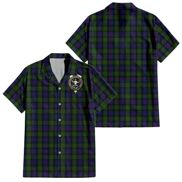 Murray Tartan Hawaiian Shirt with Family Crest