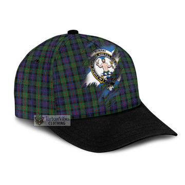 Murray of Atholl Tartan Classic Cap with Family Crest In Me Style