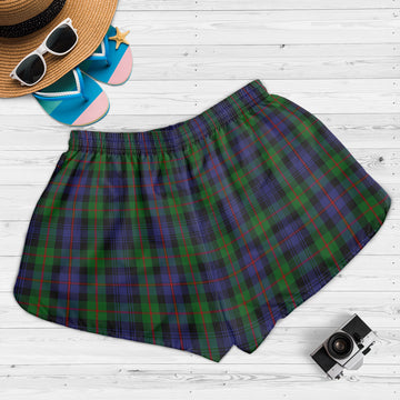 Murray of Atholl Tartan Womens Shorts with Family Crest